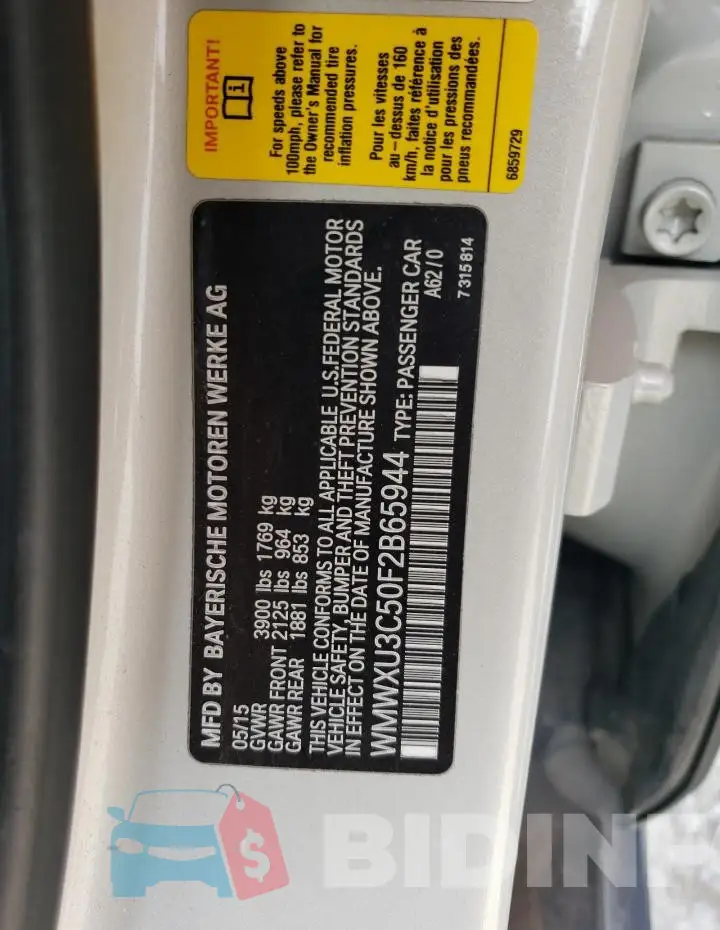 WMWXU3C50F2B65944 Photo# 12