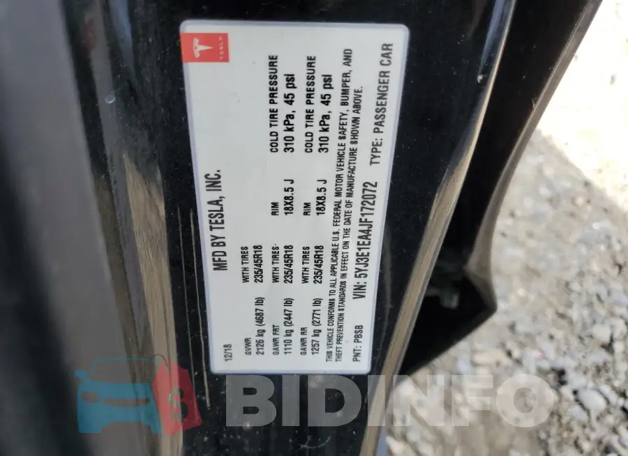 5YJ3E1EA4JF172072 Photo# 13