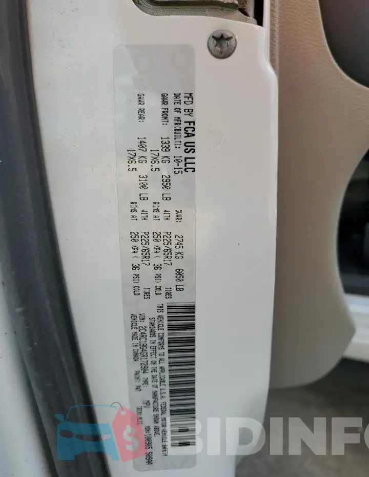 2C4RC1BG4GR172904 Photo# 13