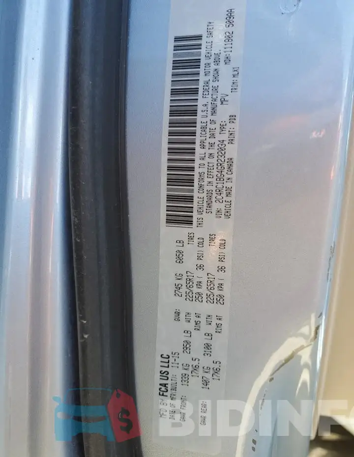 2C4RC1BG4GR232034 Photo# 13