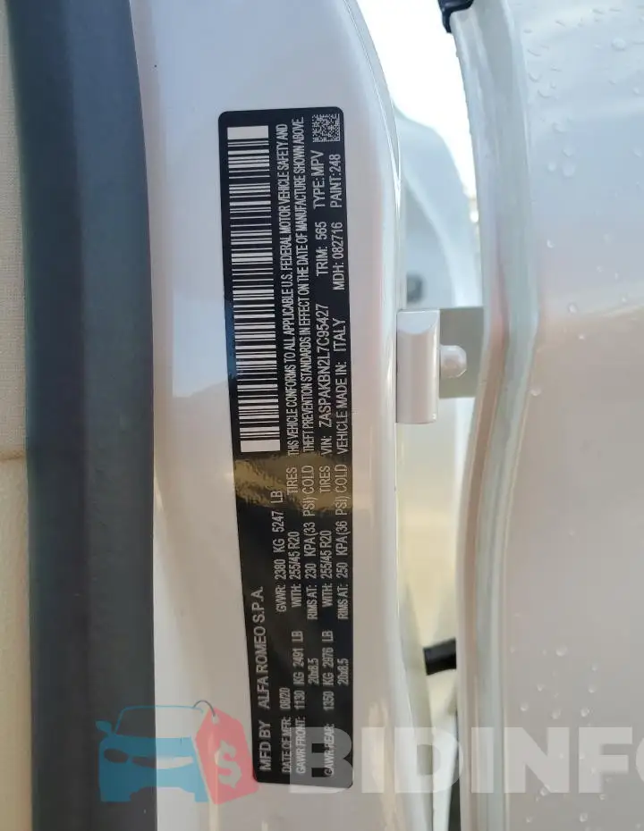 ZASPAKBN2L7C95427 Photo# 14