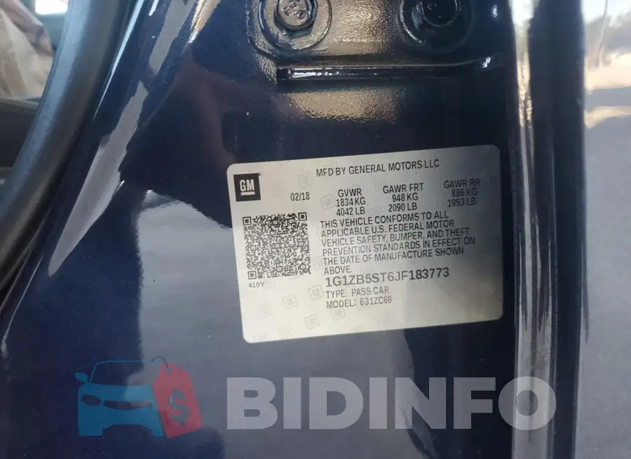 1G1ZB5ST6JF183773 Photo# 12