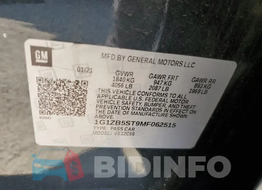 1G1ZB5ST9MF062515 Photo# 12