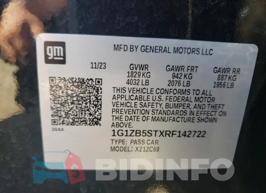 1G1ZB5STXRF142722 Photo# 12