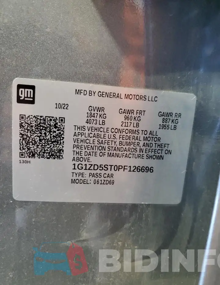 1G1ZD5ST0PF126696 Photo# 12