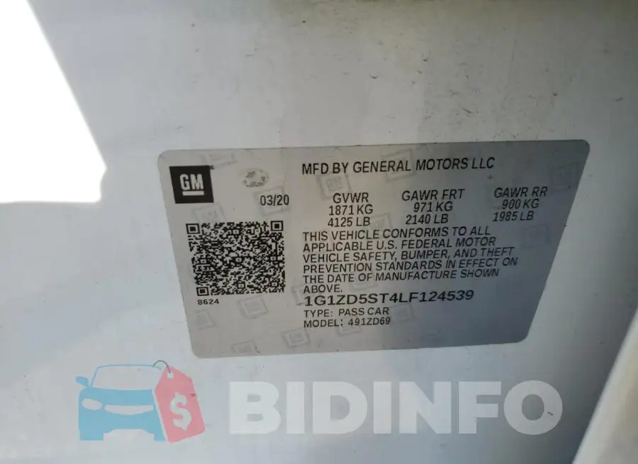 1G1ZD5ST4LF124539 Photo# 12