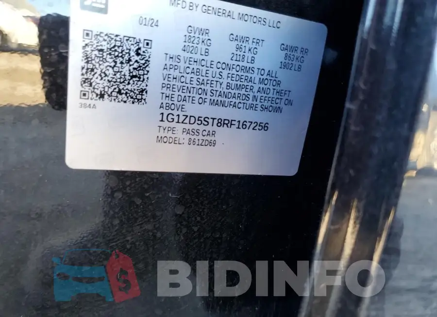 1G1ZD5ST8RF167256 Photo# 12