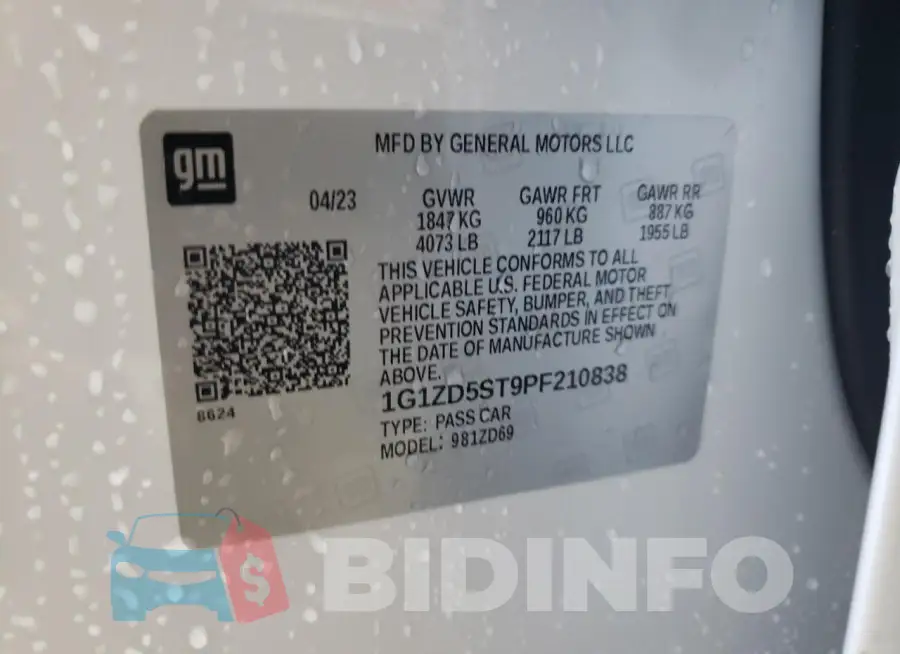 1G1ZD5ST9PF210838 Photo# 12