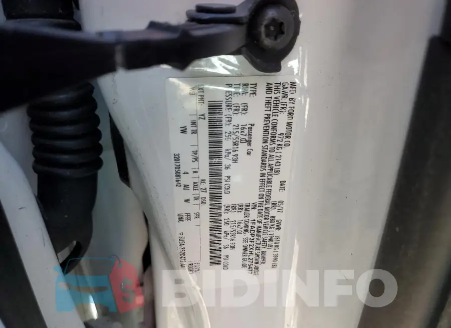 1FADP3F2XHL275477 Photo# 12