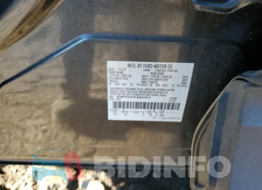 2FMPK4J93LBA41413 Photo# 12