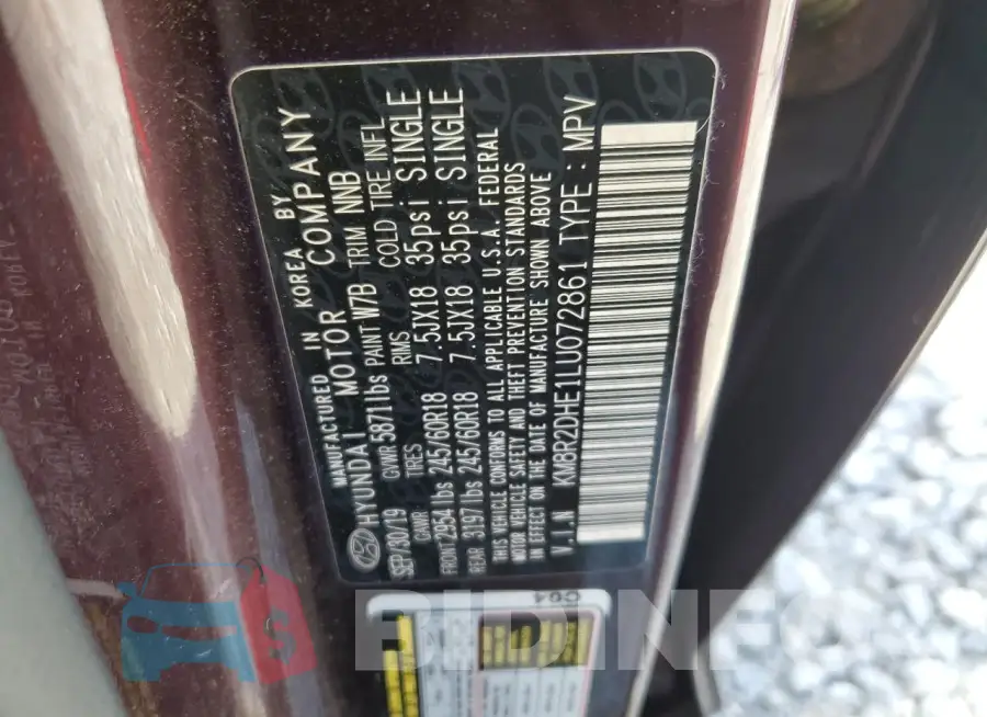 KM8R2DHE1LU072861 Photo# 14