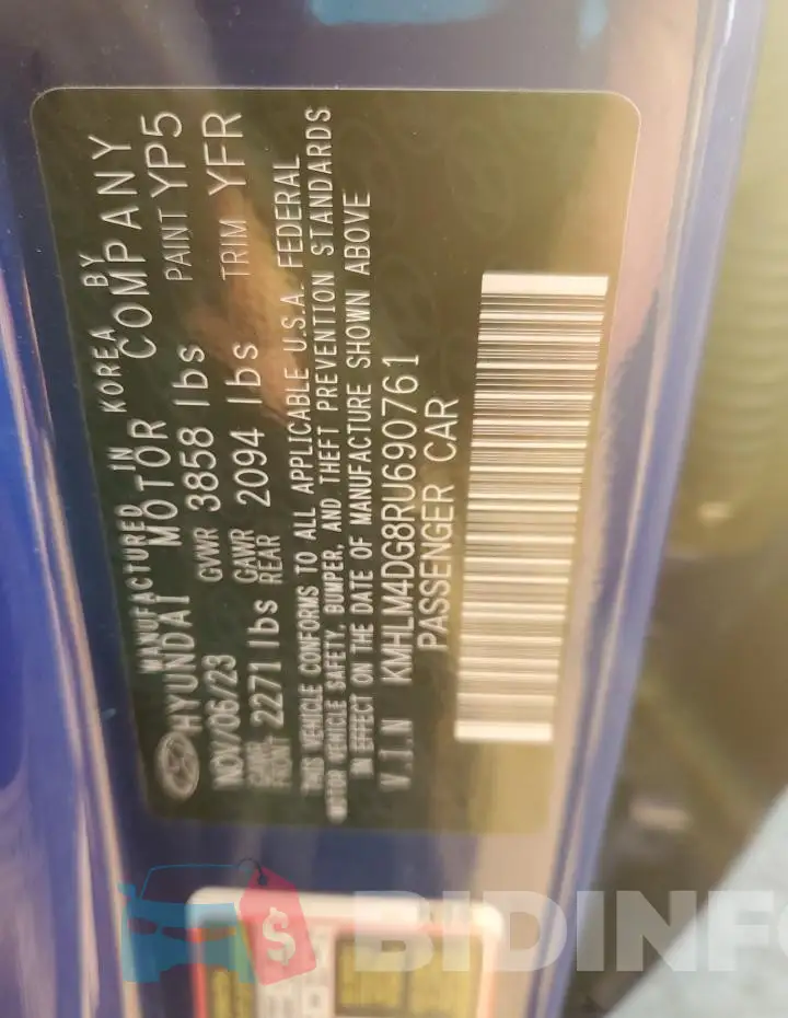 KMHLM4DG8RU690761 Photo# 12