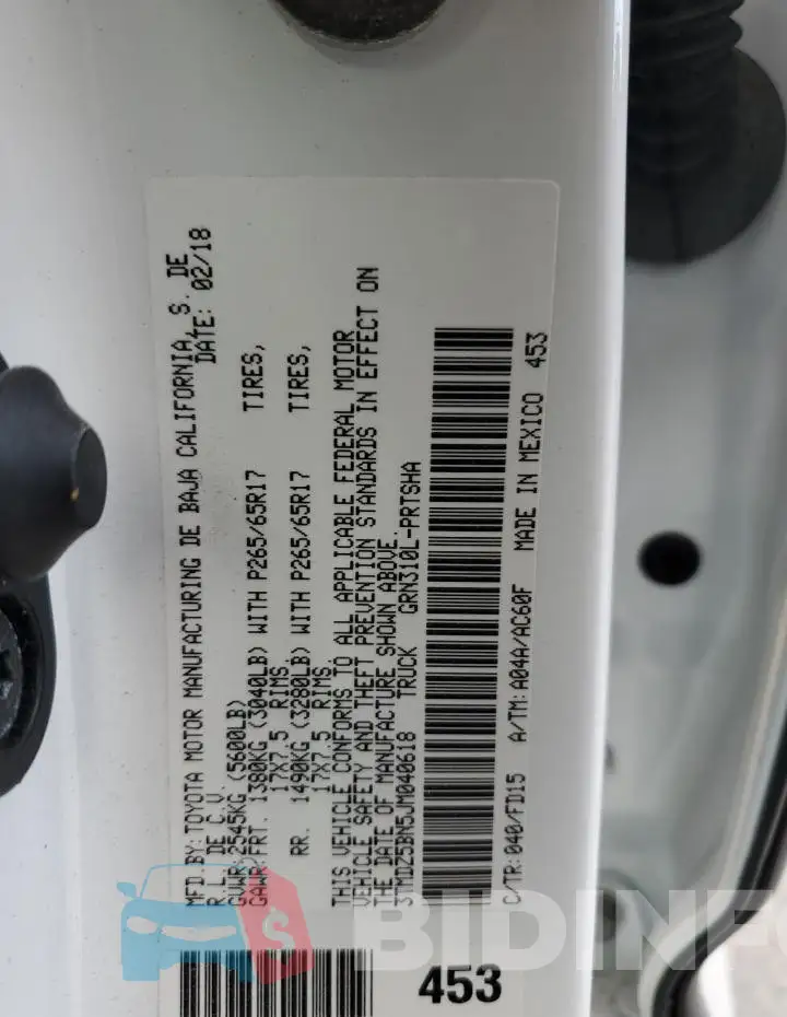 3TMDZ5BN5JM040618 Photo# 13