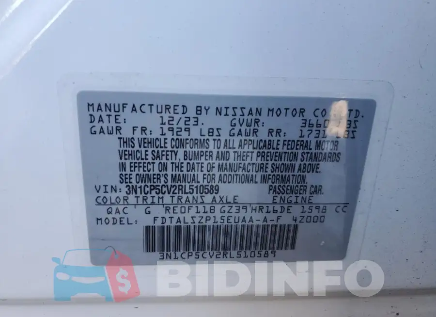 3N1CP5CV2RL510589 Photo# 14