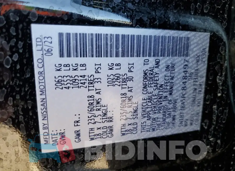 5N1BT3BA5PC848497 Photo# 14