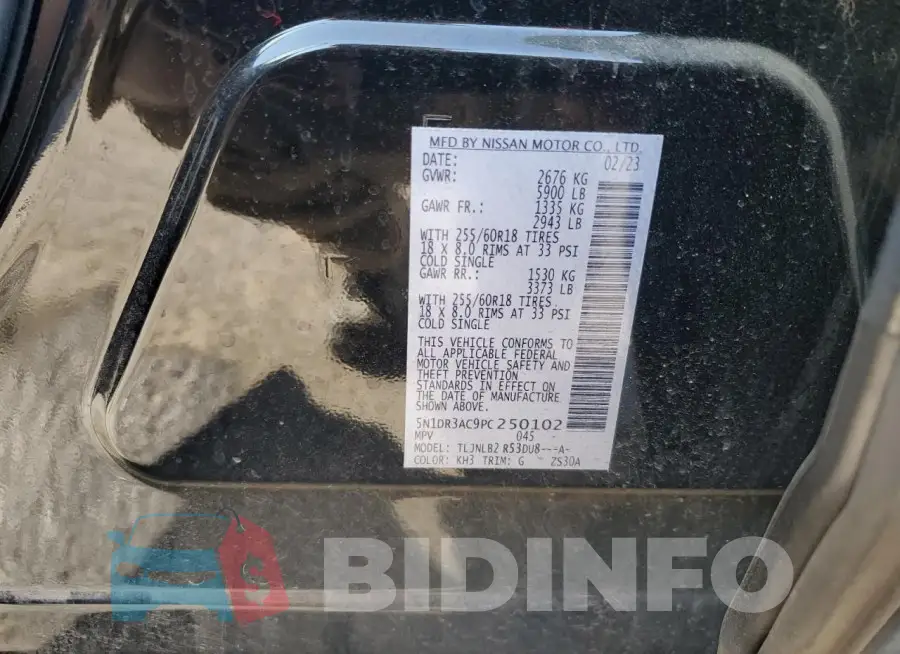 5N1DR3AC9PC250102 Photo# 14