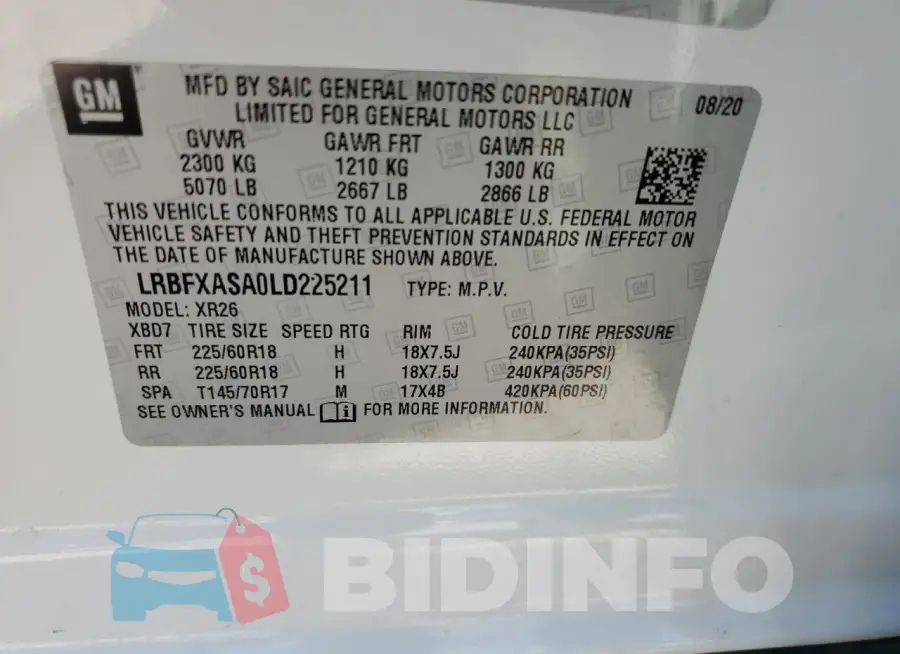 LRBFXASA0LD225211 Photo# 14