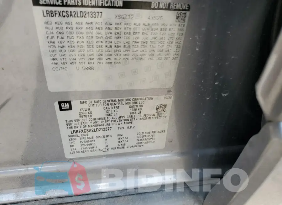 LRBFXCSA2LD213377 Photo# 13