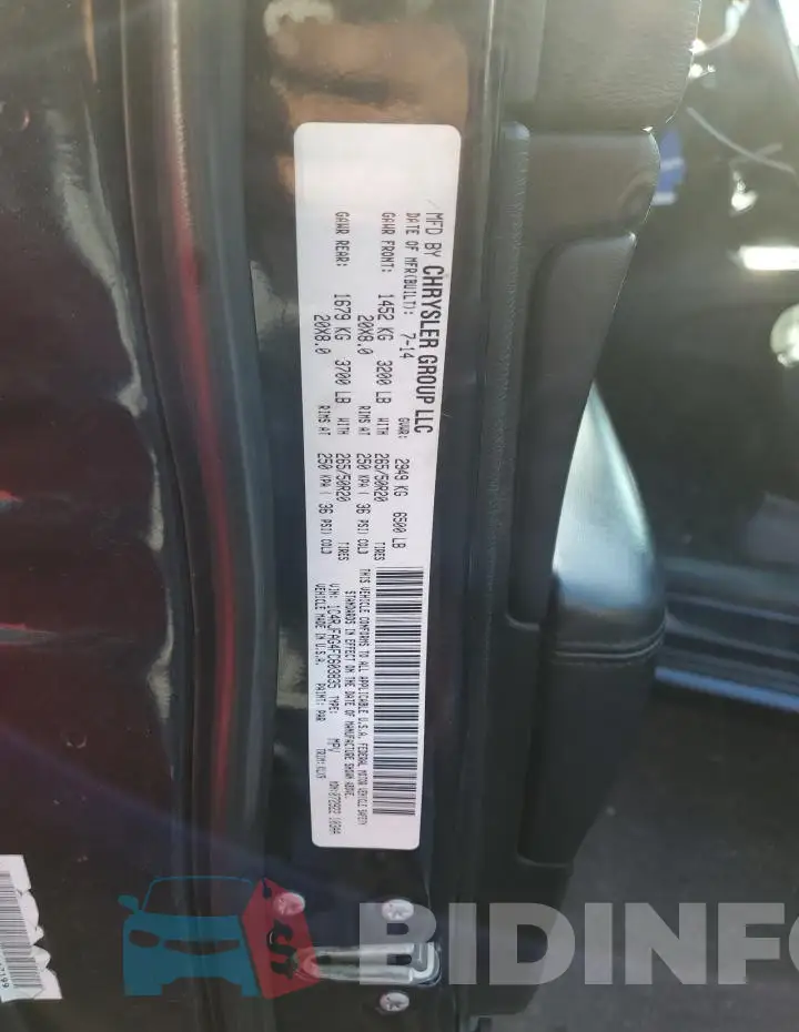 1C4RJFAG4FC603835 Photo# 12