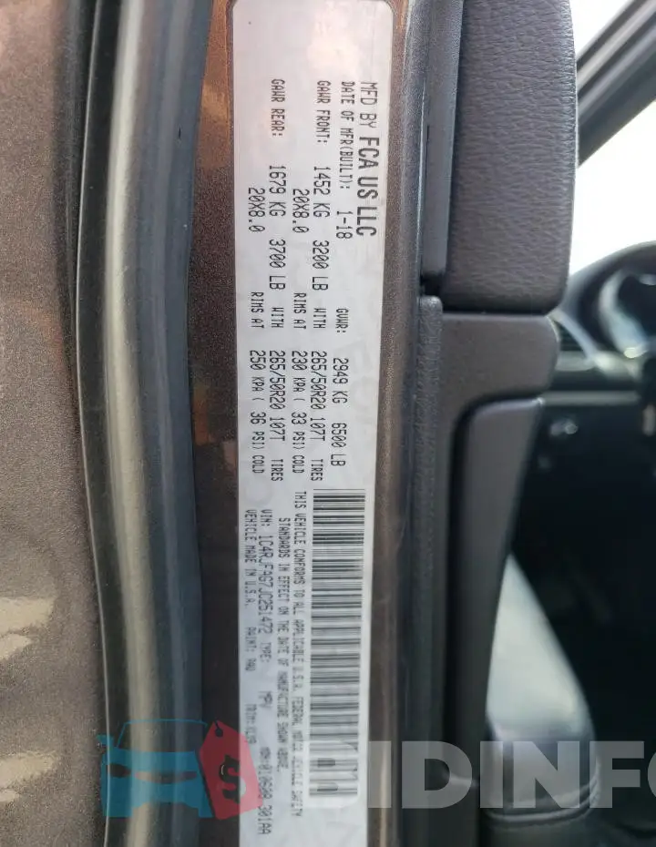 1C4RJFAG7JC251472 Photo# 13