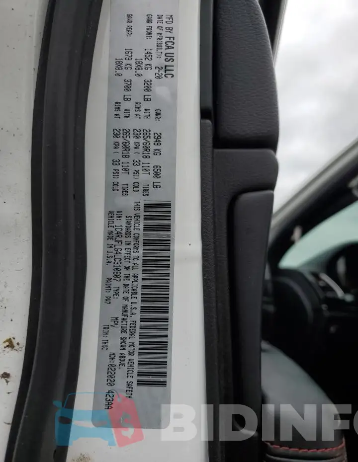 1C4RJFLG4LC310607 Photo# 14