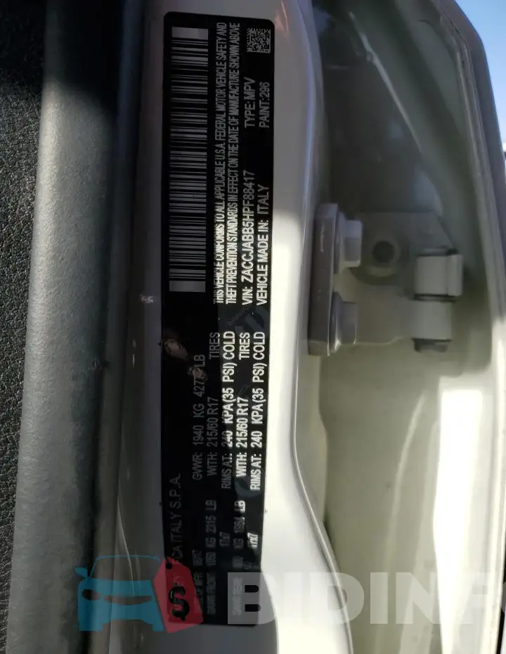ZACCJABB5HPF88417 Photo# 13