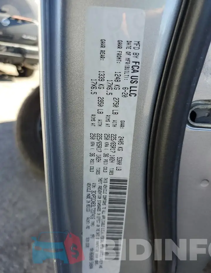 3C4PDCAB3LT237416 Photo# 13