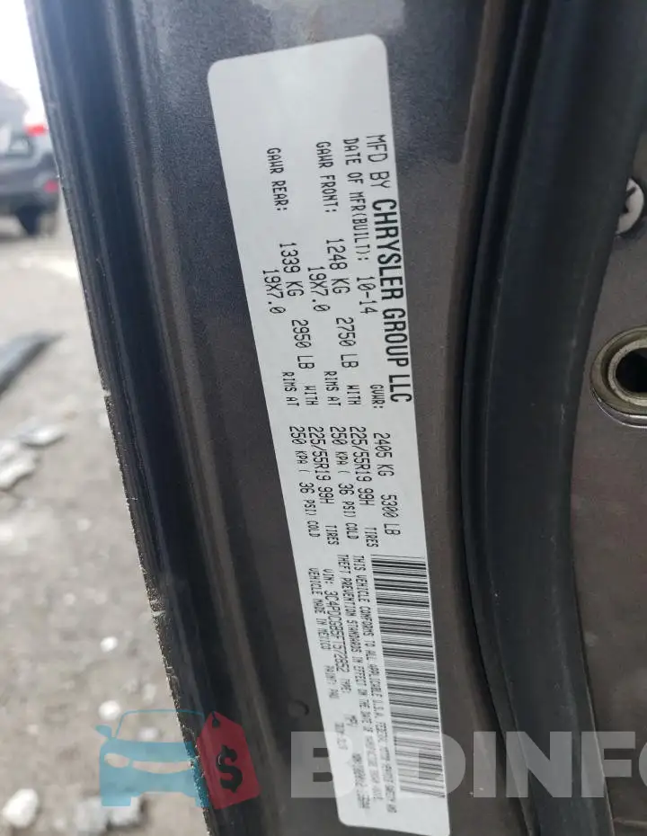 3C4PDCGB5FT572852 Photo# 14