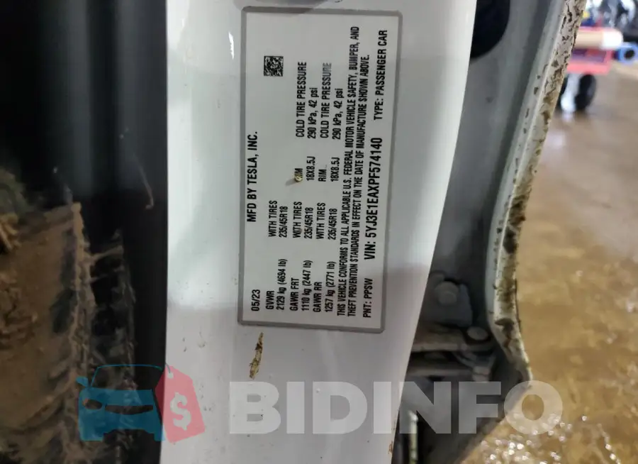 5YJ3E1EAXPF574140 Photo# 12