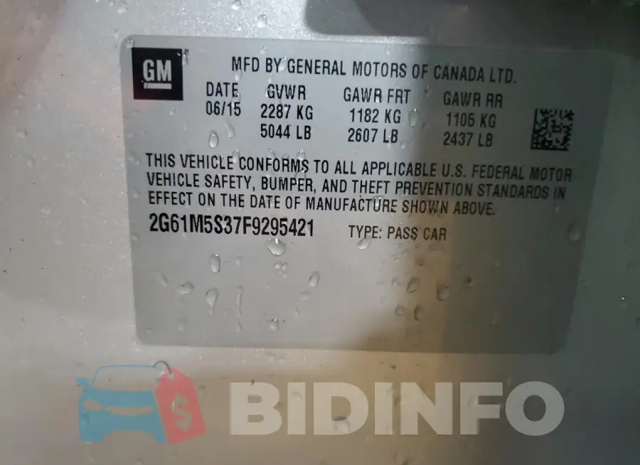 2G61M5S37F9295421 Photo# 12