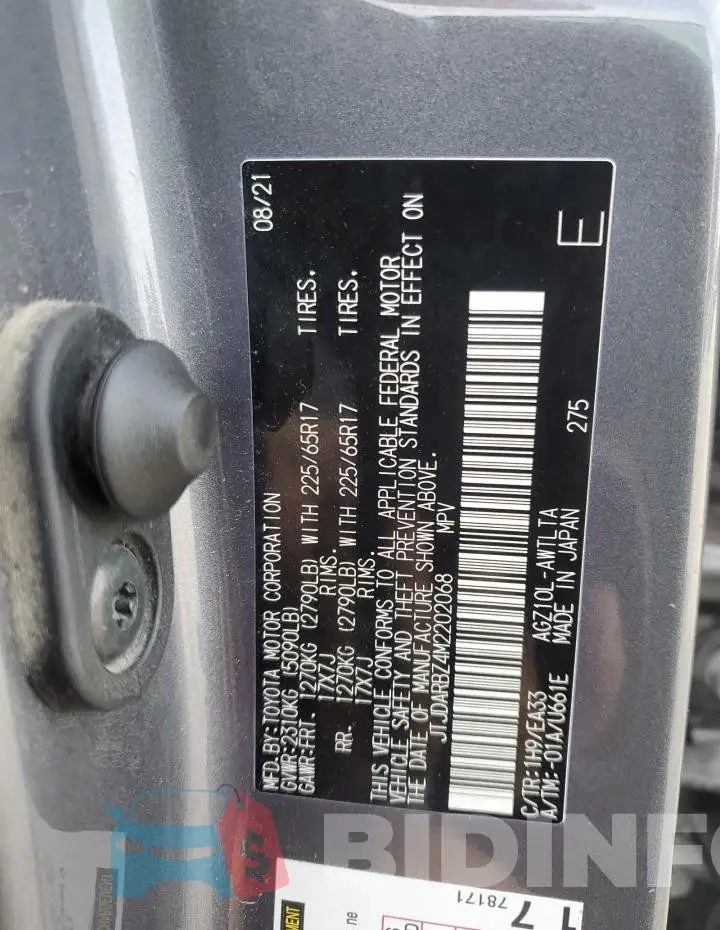 JTJDARBZ4M2202068 Photo# 13