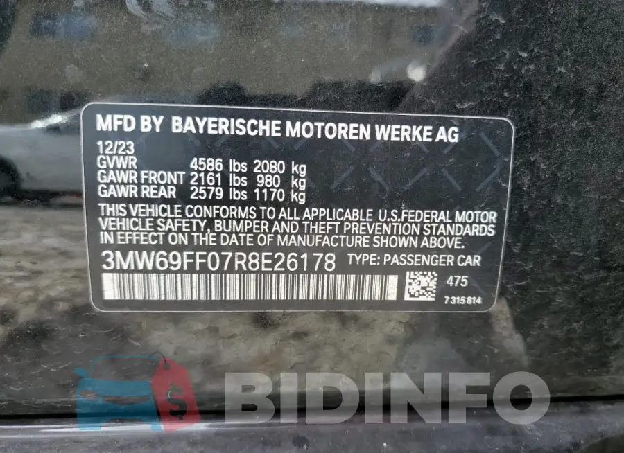 3MW69FF07R8E26178 Photo# 13