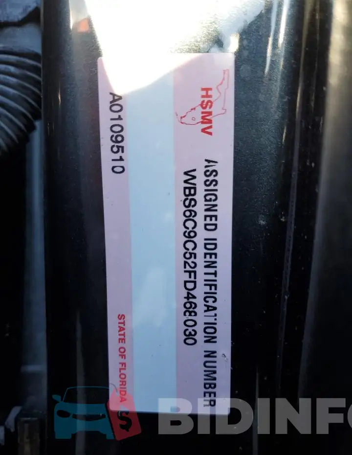 WBS6C9C52FD468030 Photo# 12