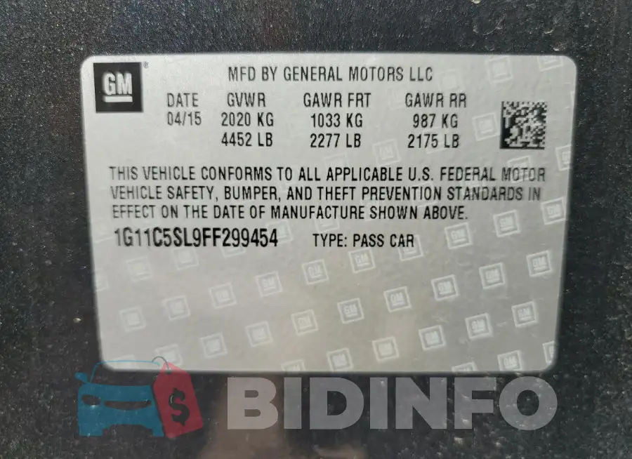 1G11C5SL9FF299454 Photo# 13