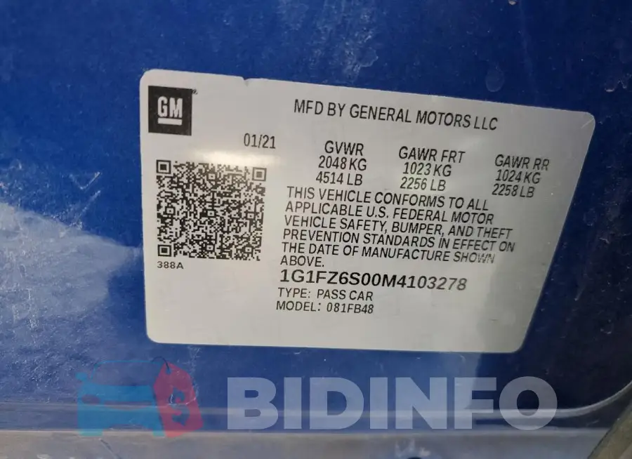 1G1FZ6S00M4103278 Photo# 13