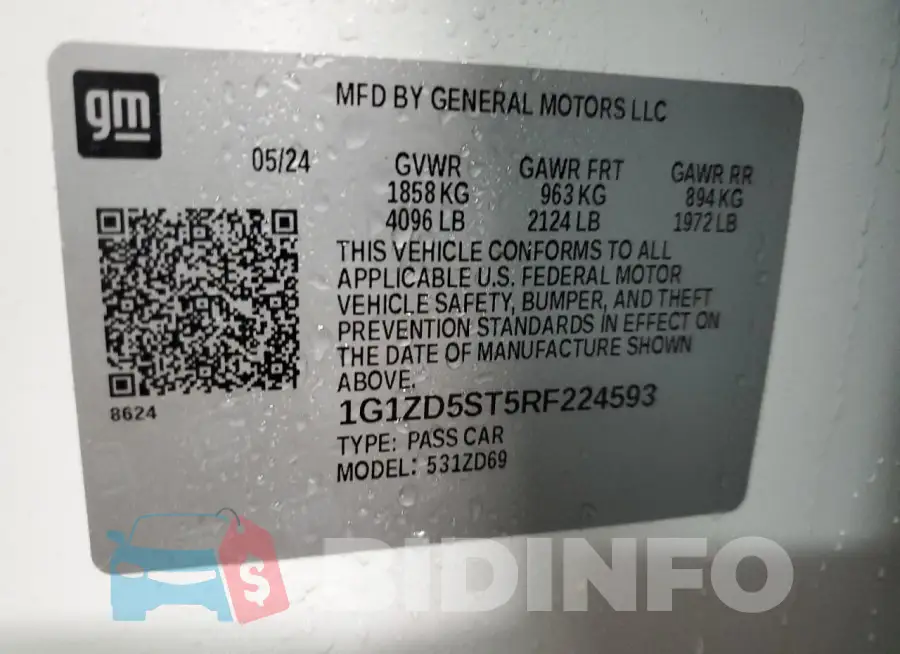 1G1ZD5ST5RF224593 Photo# 12