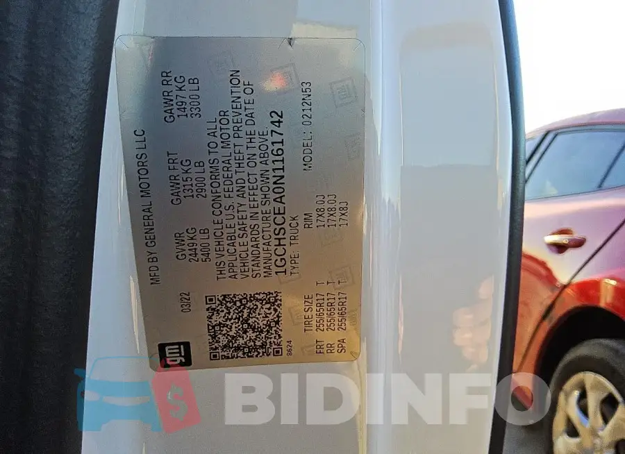 1GCHSCEA0N1161742 Photo# 13