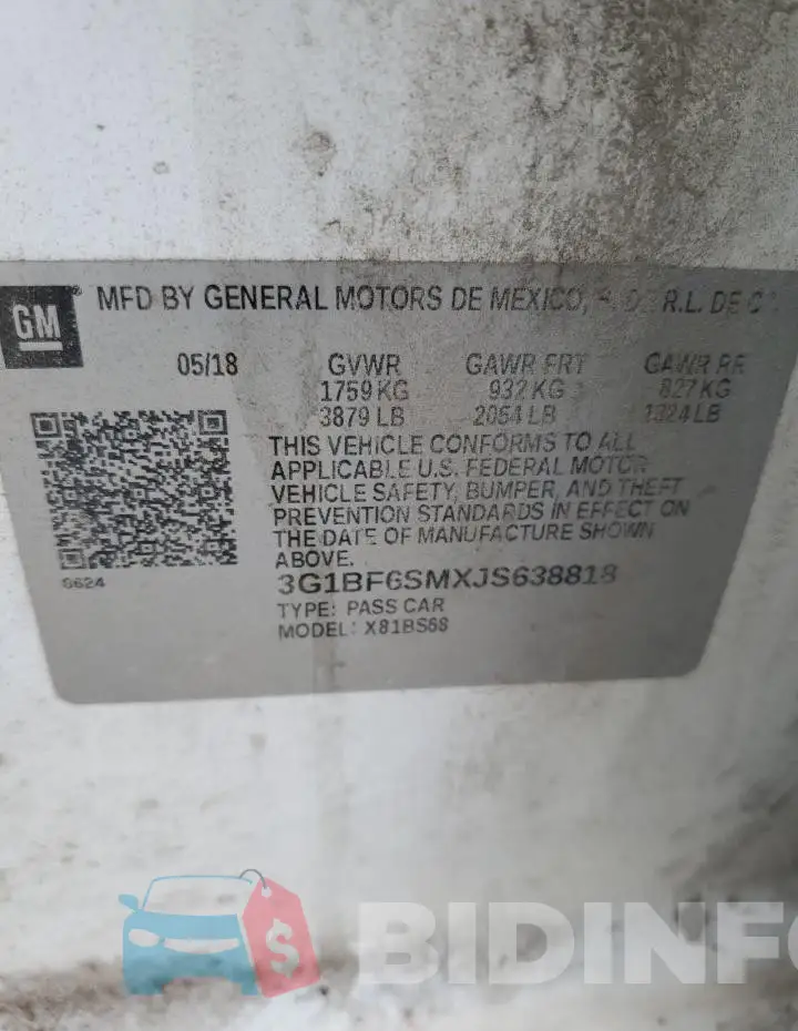 3G1BF6SMXJS638818 Photo# 12