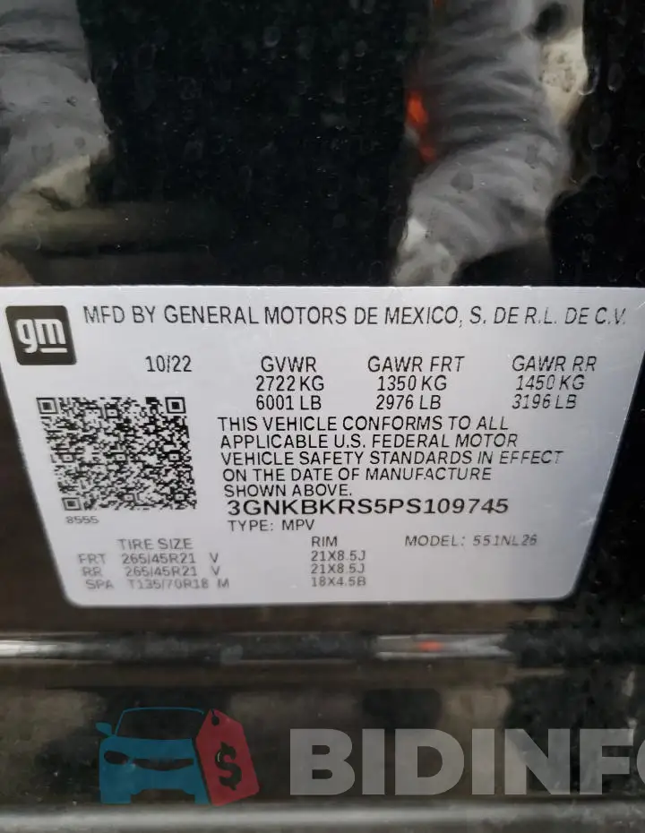 3GNKBKRS5PS109745 Photo# 13