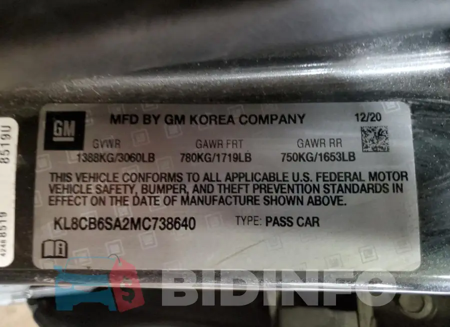 KL8CB6SA2MC738640 Photo# 12