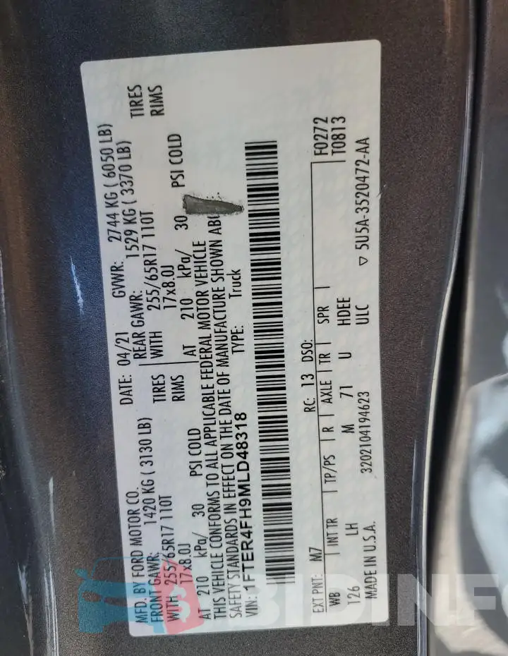 1FTER4FH9MLD48318 Photo# 12