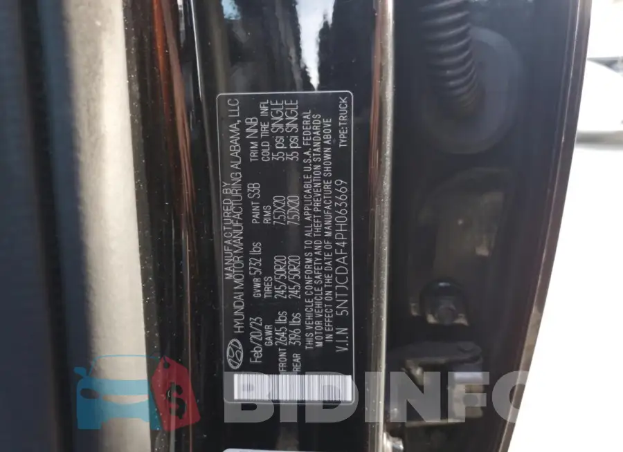 5NTJCDAF4PH063669 Photo# 14