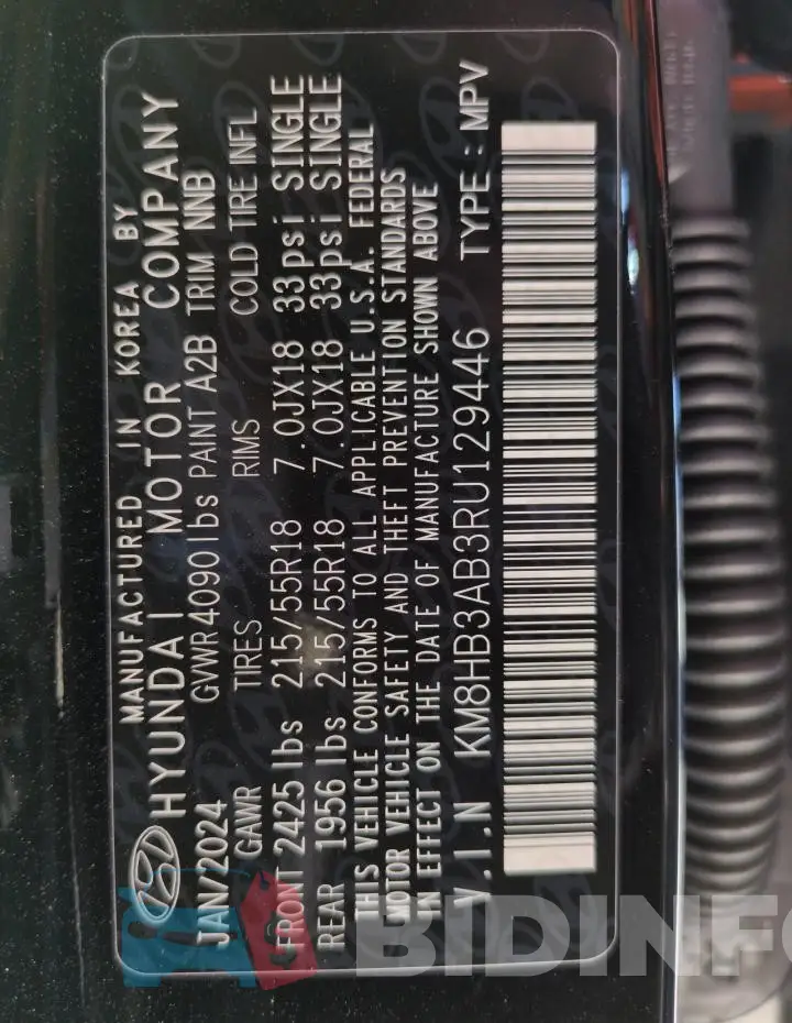 KM8HB3AB3RU129446 Photo# 14