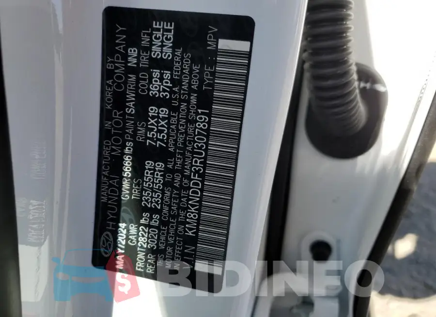 KM8KNDDF3RU307891 Photo# 13