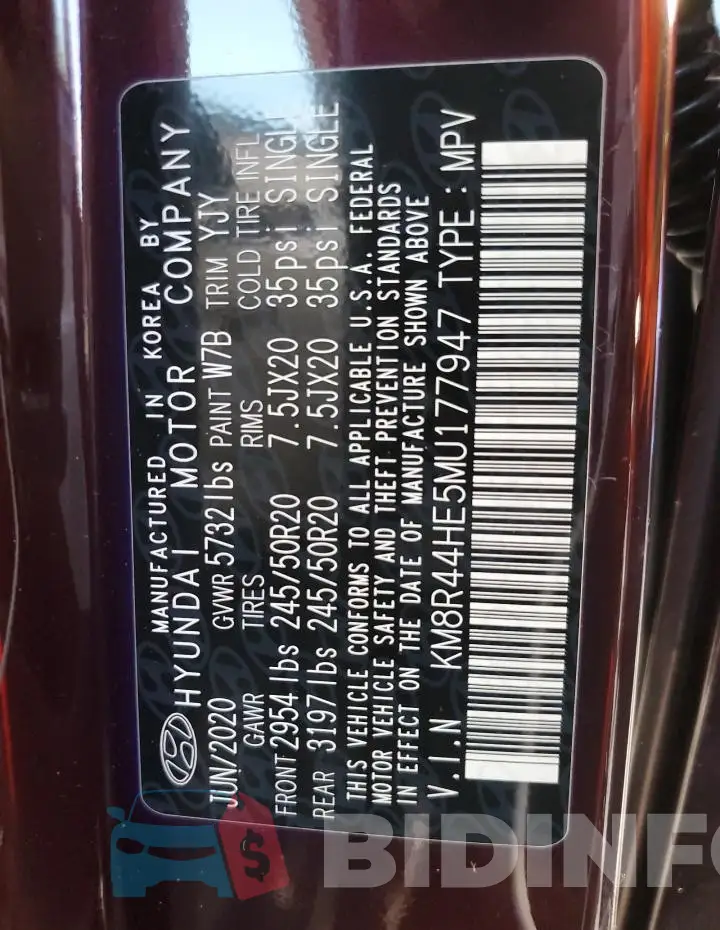 KM8R44HE5MU177947 Photo# 13