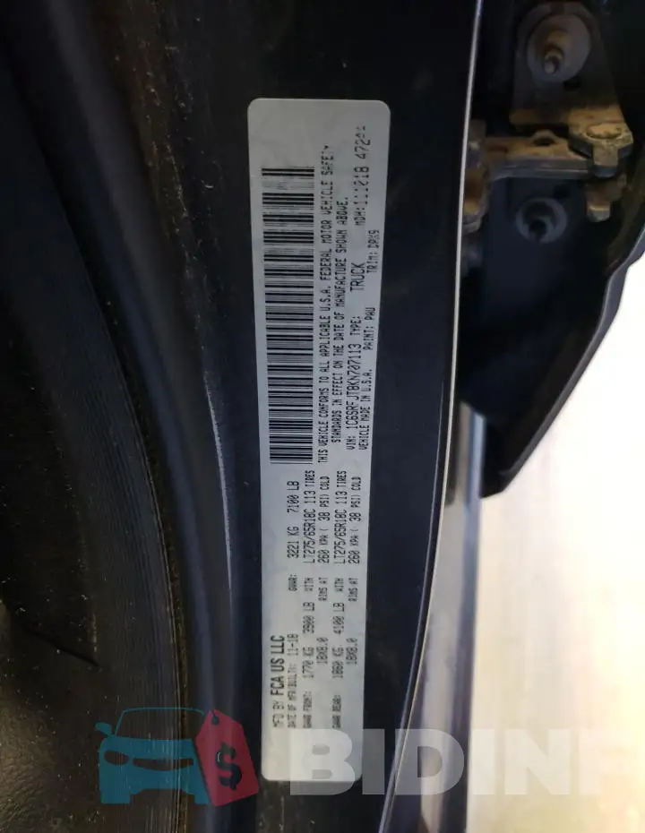 1C6SRFJT8KN707113 Photo# 12