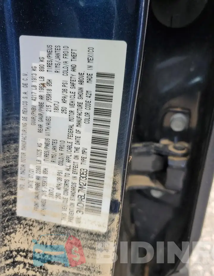 3MVDMABL7MM273053 Photo# 13