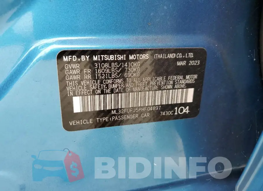 ML32FUFJ5PHF04897 Photo# 12