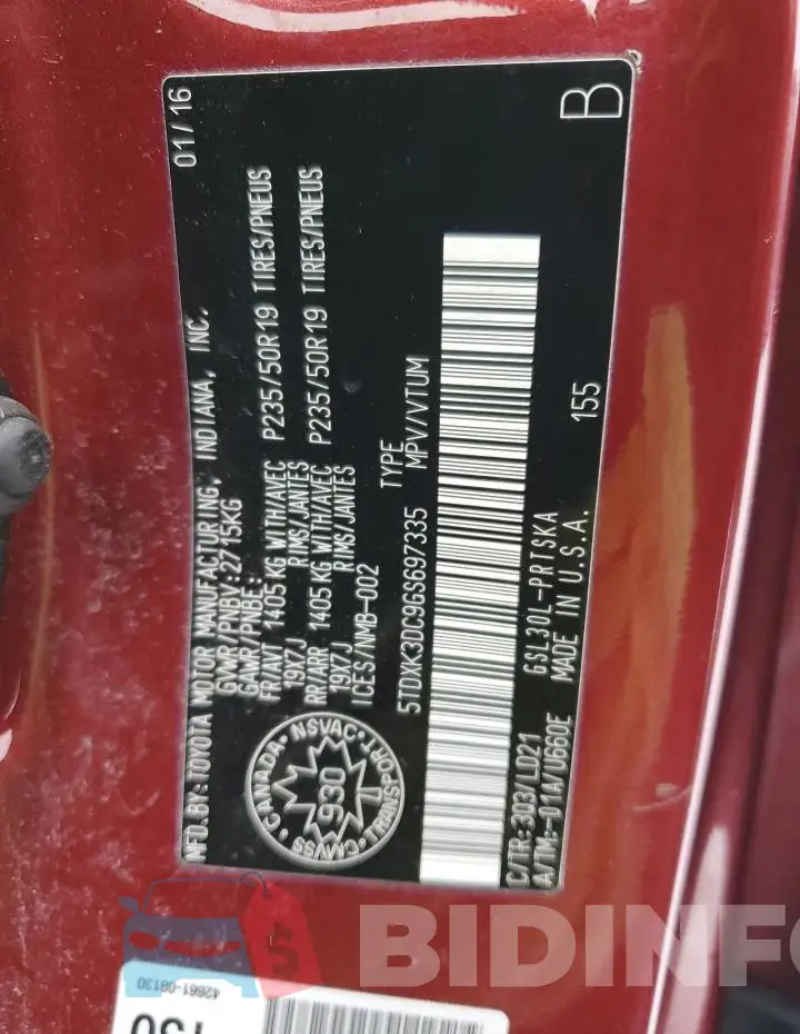 5TDXK3DC9GS697335 Photo# 14