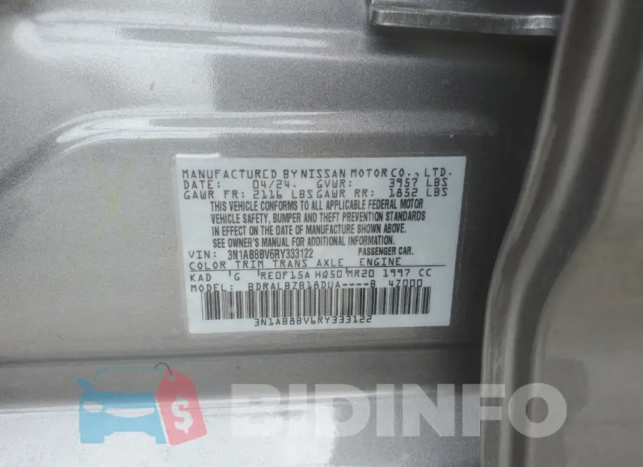 3N1AB8BV6RY333122 Photo# 12